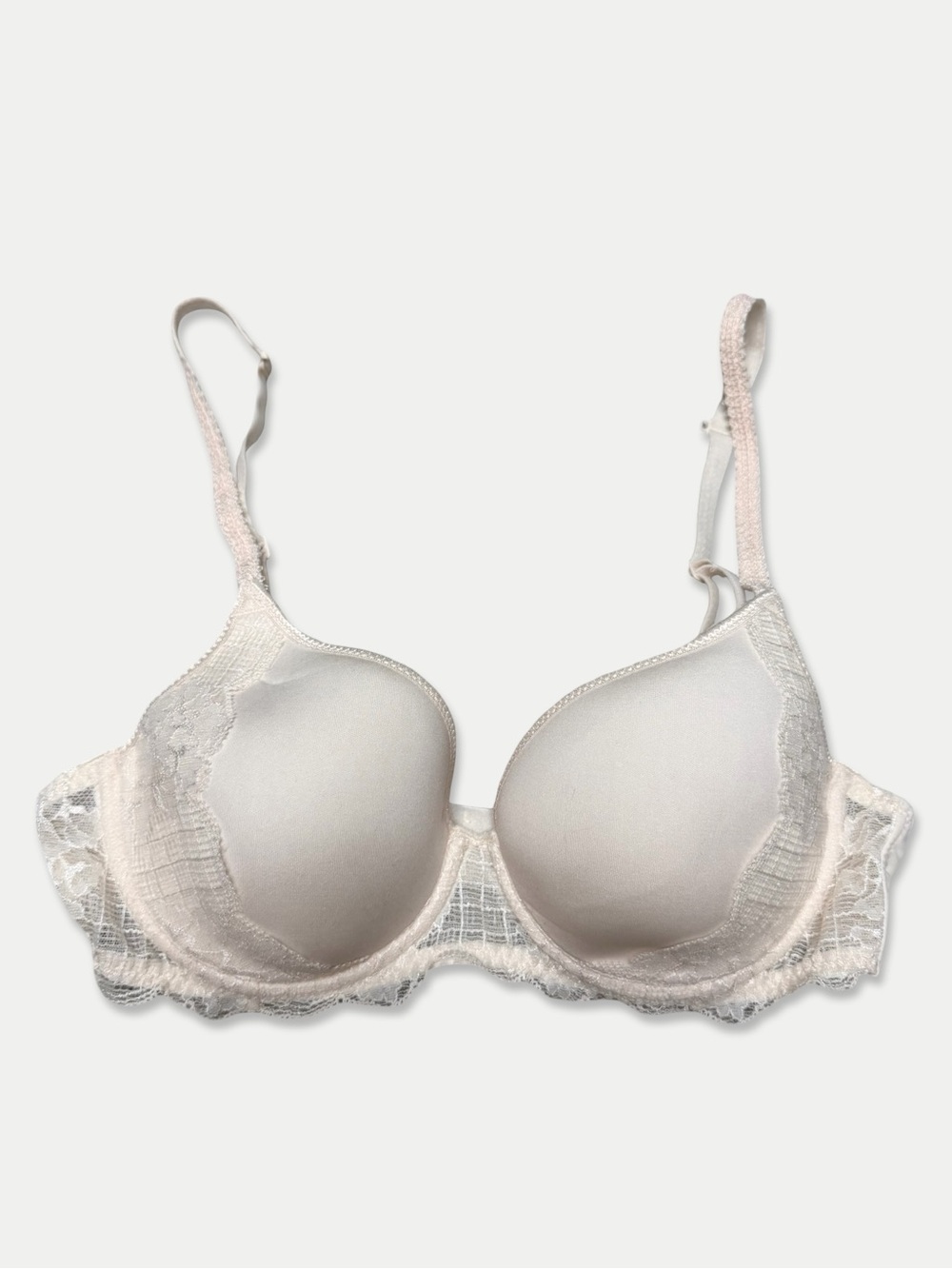 Simone Perele 30D Blush Nude Lace Molded Underwire T-Shirt Bra 122316